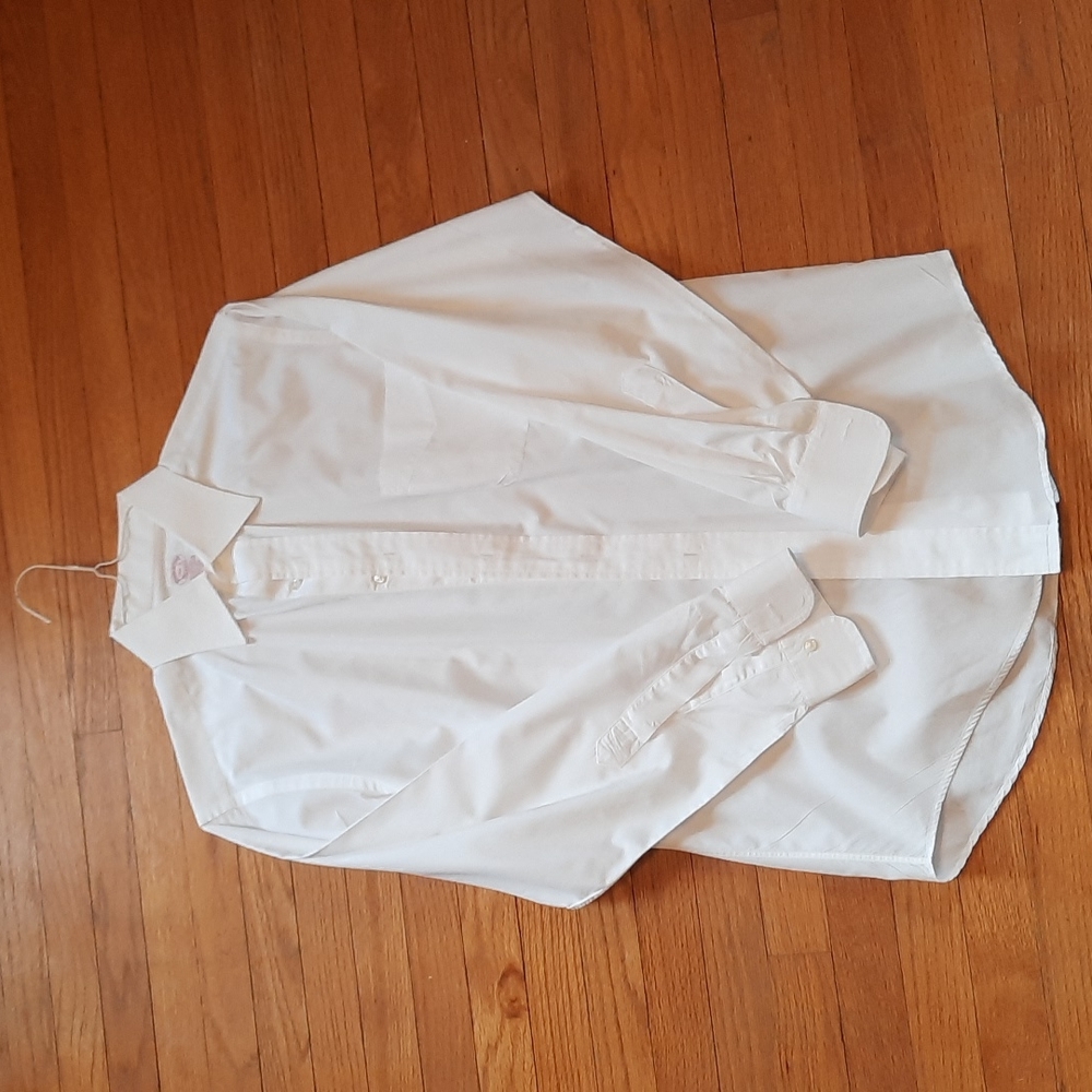 Brooks Brothers Men's White Button Down Dress Shirt